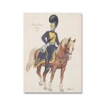 Toile de soldats, cadres en laiton, cheval, toile, photos murales, affiches et imprims, ide cadeau, ...