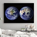 Toile avec trous d'toiles et de galaxie, affiches et imprims de mtorites de la terre et de l'univers, ...