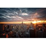 Toile avec vue sur le coucher du soleil de la ville de new york, affiches et imprimés d'art sur le mur, ... Toile avec vue sur le coucher du soleil de la ville de new york, affiches et imprimés d'art sur le mur, ...