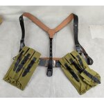 Tombj - ceinture d'quipement de service en cuir de l'arme allemande, classique, combat de soldats wh, ...