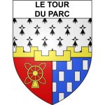 Le tour du parc 56 ville sticker blason ecusson autocollant adhsif - taille : 17 cm