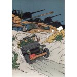 Tresor du journal de spirou - carte postale n 30 - couverture pour le 48eme album par franquin 1954 - ...