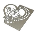 Valentines day heart flowers metal cutting dies stencil diy scrapbooking album