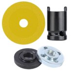 Verre coupe disc set avec adaptateur 10cm ultra plat de la lame de scie pour le verre, le chanfreinage ...