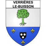 Verri�res - le - buisson 91 ville stickers blason autocollant adh�sif - taille : 8 cm
