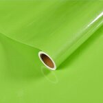 Vert brillant - 5 m x 60 cm - papier peint autocollant en vinyle noir brillant, imperméable, bricolage, ... Vert brillant - 5 m x 60 cm - papier peint autocollant en vinyle noir brillant, imperméable, bricolage, ...