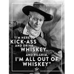 Vert militaire - 20x30cm - dcoration de bar en acier, vintage, whisky ecossais, reproduction publicitaire ...