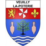 Veuilly - la - poterie 02 ville sticker blason ecusson autocollant adh�sif - taille : 12 cm