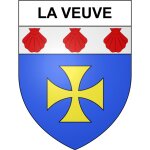 La veuve 51 ville sticker blason ecusson autocollant adhésif - taille : 17 cm La veuve 51 ville sticker blason ecusson autocollant adhésif - taille : 17 cm