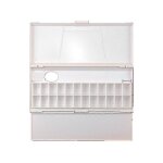 Vide aquarelle art palette tasse pinceau huile peinture mlange plateau pliant bote a peinture