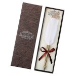 Vintage quill dip white feather pen plume stylos plume calligraphie fournitures decriture