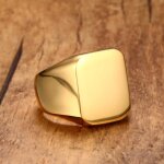 Vnox - bague chevalière hero dad personnalisée pour homme, acier inoxydable noir, timbre punk, comparateur ... Vnox - bague chevalière hero dad personnalisée pour homme, acier inoxydable noir, timbre punk, comparateur ...