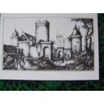 Vue ancienne chateau de coucy