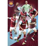 West ham - joueurs 2016 - players - affiche / poster livr� roul�