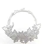 Wreath metal cutting dies stencil diy scrapbook album paper card template mold