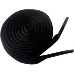 Ytseazn - lacets plats en velours de 1cm de large avec bande de velours unilatrale 100cm 120cm