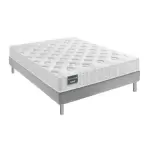 Ensemble dunlopillo jacinthe sommier confort ferme 160x200