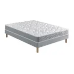 Ensemble matelas douces nuits maeva mousse hr 35g / m3 + sommier base ferme 120x190