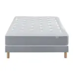Ensemble matelas douces nuits mary mousse hr 55kg / m3 + sommier base ferme 120x190