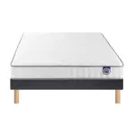 Ensemble matelas merinos chill bed - mousse haute densit + sommier confort medium 120x190