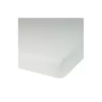 Protge matelas uni blanc molleton 100% coton 140x190