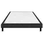 Sommier epeda nature ferme - chin� gris 140x190