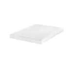 Sommier tapissier bultex extra - plat confort medium 3 zones 120x190