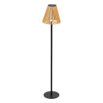 Atmosphera lampadaire d'extrieur kesy solaire beige h. 108 cm hespride