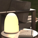Atmosphera lampe d'extérieur cléo blanc h. 30 cm hespéride Atmosphera lampe d'extérieur cléo blanc h. 30 cm hespéride