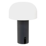 Atmosphera lampe d'ext�rieur jany rechargeable usb graphite h. 22 cm hesp�ride