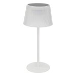 Atmosphera lampe d'ext�rieur katy rechargeable usb blanc h. 30 cm hesp�ride