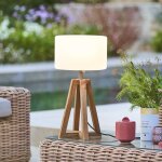Atmosphera lampe d'extérieur matia blanc h. 59 cm hespéride Atmosphera lampe d'extérieur matia blanc h. 59 cm hespéride