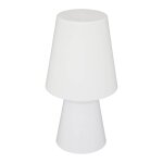 Atmosphera lampe d'ext�rieur wiza rechargeable usb blanc h. 32, 5 cm hesp�ride