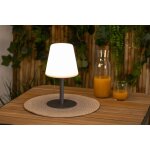 Atmosphera lampe d'ext�rieur zack rechargeable usb ardoise h. 30 cm hesp�ride