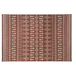 Atmosphera tapis d'extrieur et d'intrieur color terracotta 160 x 120 cm - polypropylne hespride