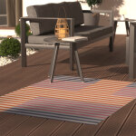 Atmosphera tapis d'extrieur et d'intrieur julio multicolore 170 x 120 cm - polypropylne hespride