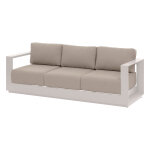 Canap� de jardin allure avoine / beige z�brano 3 places - aluminium trait� �poxy, polyester hesp�ride ...