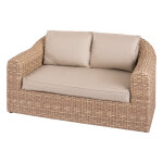 Canap� de jardin moor�a savana 2 places - aluminium trait� �poxy, r�sine tress�e synth�tique, polyester ...