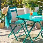 Chaise de jardin pliante greensboro vert opale acier trait� �poxy, traitement anti - rouille renforc� ...