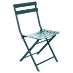 Chaise de jardin pliante greensboro bleu canard acier traité époxy, traitement antirouille renforcé hespéride ... Chaise de jardin pliante greensboro bleu canard acier traité époxy, traitement antirouille renforcé hespéride ...