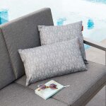 Coussin déco d'extérieur adiya ardoise 40 x cm - polyester hespéride Coussin déco d'extérieur adiya ardoise 40 x cm - polyester hespéride