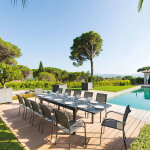 Ensemble table de jardin extensible + 12 fauteuils empilables piazza graphite places - aluminium, ecp ... Ensemble table de jardin extensible + 12 fauteuils empilables piazza graphite places - aluminium, ecp ...
