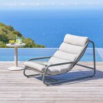 Fauteuil de jardin celestam vert laurier acier trait� �poxy, traitement anti - rouille renforc�, texaline ...