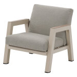 Fauteuil de salon jardin axiome argile aluminium trait� �poxy, texaline, polyester hesp�ride