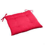 Galette de chaise carre 4 points korai grenade 40 x cm - polyester hespride