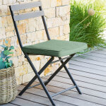 Galette de chaise  scratch korai vert olive 40 x 4 cm - polyester hespride