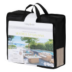 Housse de coussin pour salon moor�a 5 places savana - polyester hesp�ride