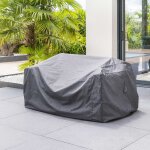 Housse de protection hambo pour canap gris l 260 x 115 100 cm - polyester hespride