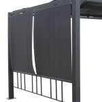 Kit de 4 stores pour tonnelle moai 3 x m - polyester hesp�ride