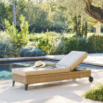 Lit de piscine boali savana aluminium trait� �poxy, r�sine tress�e, polyester hesp�ride